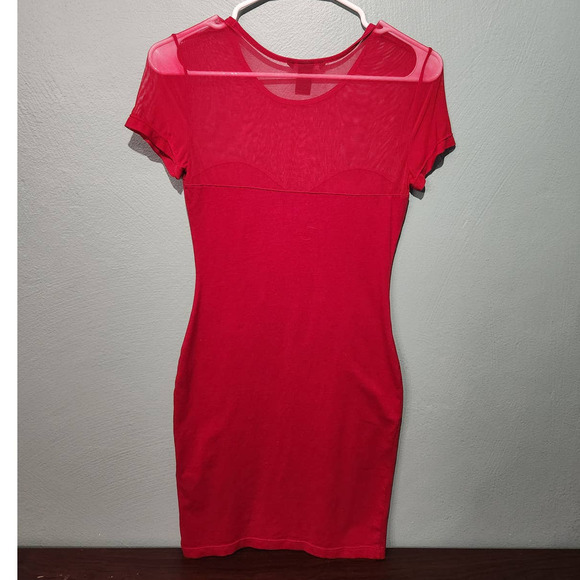 H&M XS Red Bodycon Dress - Picture 3 of 3